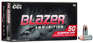 CCI 3462 Blazer Clean-Fire Handgun 9mmLuger 147gr Total Metal Jacket 50 Per Box/20 Case