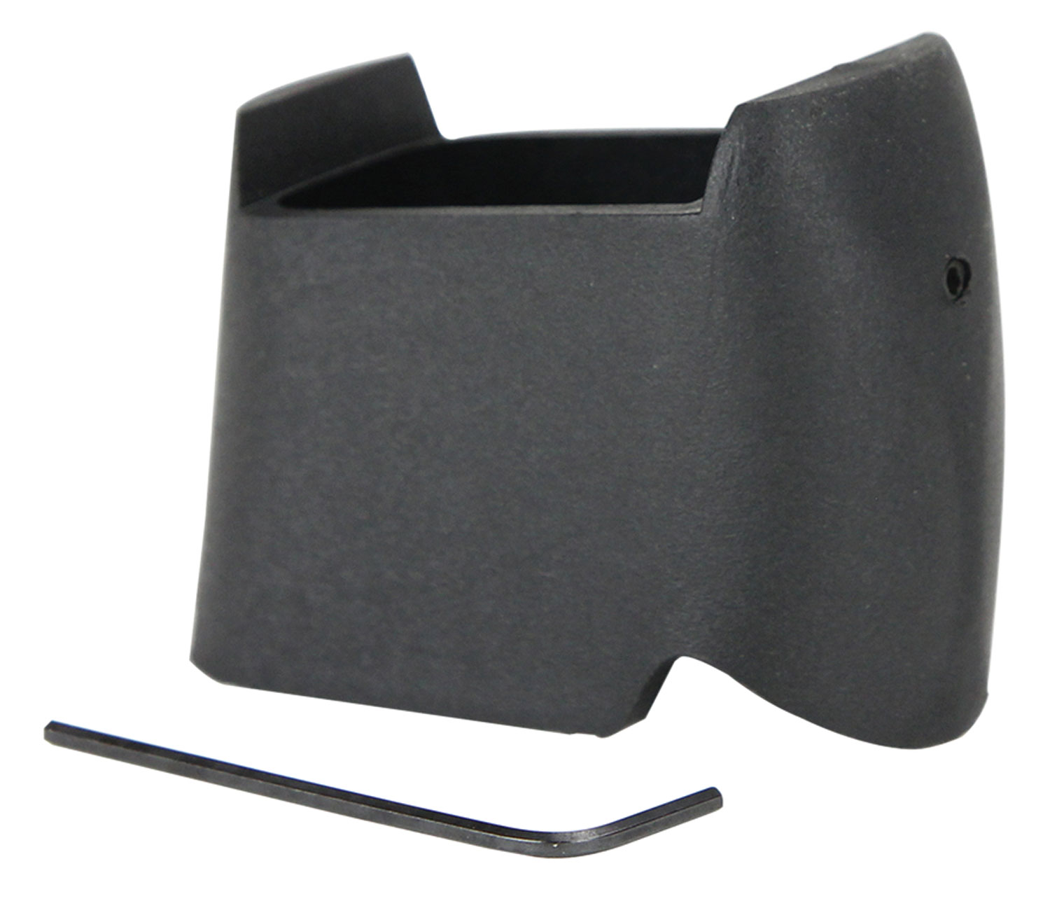 Pachmayr 03851 Mag Sleeve Compatible w/Glock 17/22 Mags To Fit Glock 26/27 Models, Black Polymer
