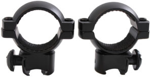 Traditions A797DS Scope Rings  Matte Black Aluminum 1" Medium 3/8" Grooved Receiver