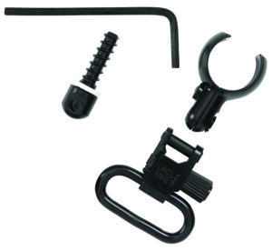 Uncle Mike's 13912 Magnum Band Swivel Set Quick Detach 115 CFL Tri-Lock Blued 1" Loop for .630-.675" Mag Tubes