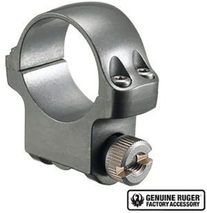 Ruger 90294 4KTG Scope Ring  Silver 1" Medium
