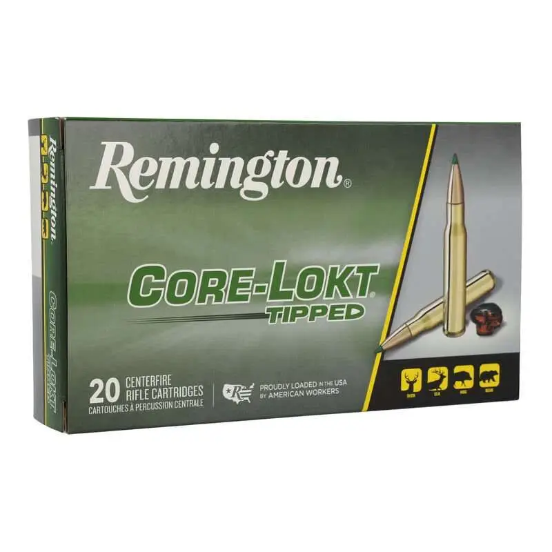REMINGTON RT3006A 30-06 SPRG 150GR CORE-LOKT TIPPED 20 RD/BX 10 BX/CS - Image 4
