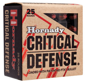 Hornady 91340 Critical Defense  40S&W 165gr Hornady Flex Tip eXpanding 20 Per Box/10 Case