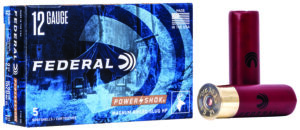 Federal F130RS Power-Shok  12Gauge 2.75" 1 1/4oz Rifled SlugShot 5 Per Box/50 Case