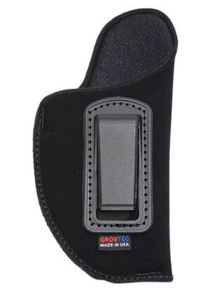 GrovTec US Inc GTHL14101R Inside The Pants IWB Size 01 Black Suede Belt Clip Fits Med Semi-Auto 3-4" Barrel Right Hand
