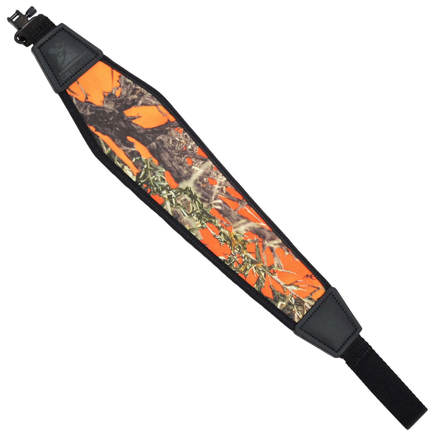 GrovTec US Inc GTSL32 GT TrueTimber Blaze Orange Nylon 48" OAL Adjustable Rifle/Shotgun