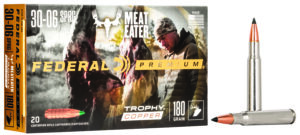 Federal P3006TC1 Premium  30-06Springfield 180gr Trophy Copper 20 Per Box/10 Case