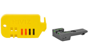 HIVIZ ADJ REAR SIGHT RUG RVLVR GR/RD