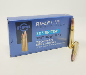 PPU 303 BRITISH 180GR SP 20RD BOX 10 BOXES PER CASE