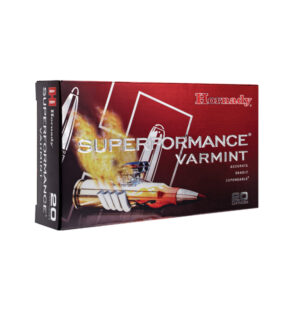 HORNADY SUPERFORMANCE VARMINT 22-250 50GR V-MAX 20RD BX 200RD CASE