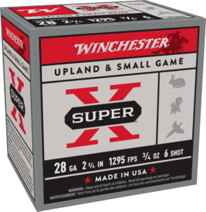 WINCHESTER 28G SPR X UPLAND 2-3/4' #6 3/4OZ 25RDS