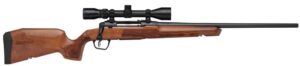 SAVAGE ARMS AXIS 2 XP HARDWOOD 7MM-08 REM 22IN 4RD BROWN BUSHNELL BANNER 3-9X40 32261
