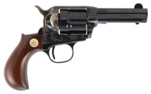 Cimarron CA980 Lightning  38 Special 6 Shot 3.50" Blued Steel Barrel & Cylinder, Color Case Hardened Steel Frame, Birdshead Walnut Grip, Exposed Hammer