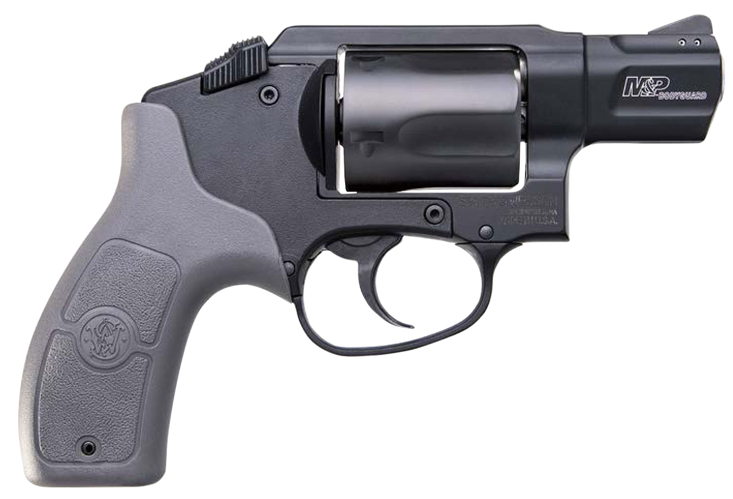 Smith & Wesson 103039 M&P Bodyguard J-Frame 38 Special +P 5 Shot 1.88" Matte Black Stainless Steel Barrel, Black PVD Cylinder, Matte Black Aluminum Frame, Gray Polymer Grip, Concealed Hammer