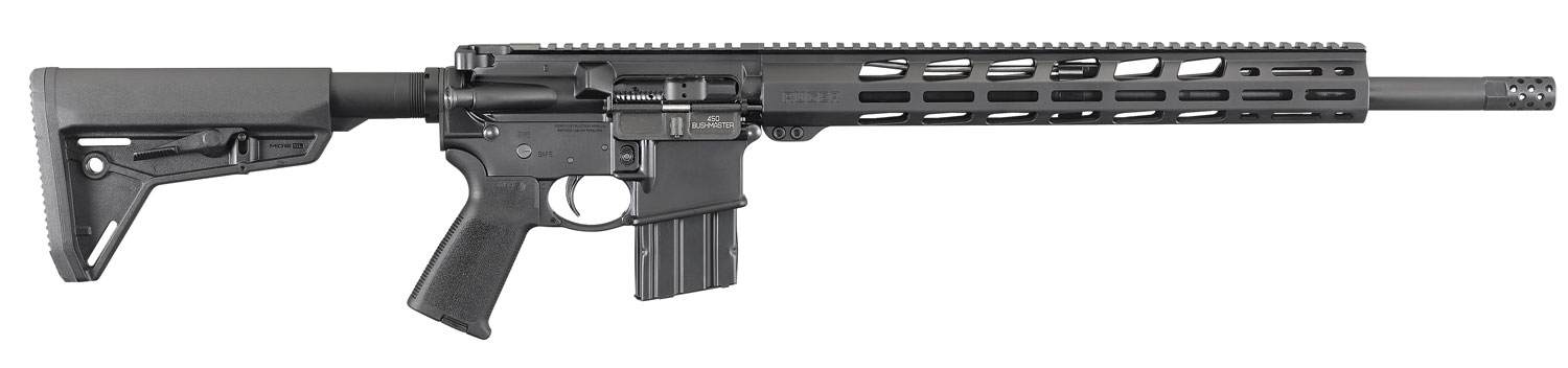 Ruger 8522 AR-556 MPR 450 Bushmaster 18.63" 5+1 Black Hard Coat Anodized Adj Magpul MOE SL Stock
