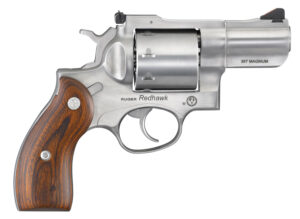 Ruger 5051 Redhawk  357 Mag/38 Special 8rd 2.75" Satin Stainless Steel Barrel, Cylinder & Frame, Hardwood Grip