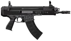 CZ-USA 91450 Bren 2 MS  5.56x45mm NATO 30+1 8.26" Black Cold Hammer Forged Barrel & Frame, Black Stippled Polymer Grips Right Hand