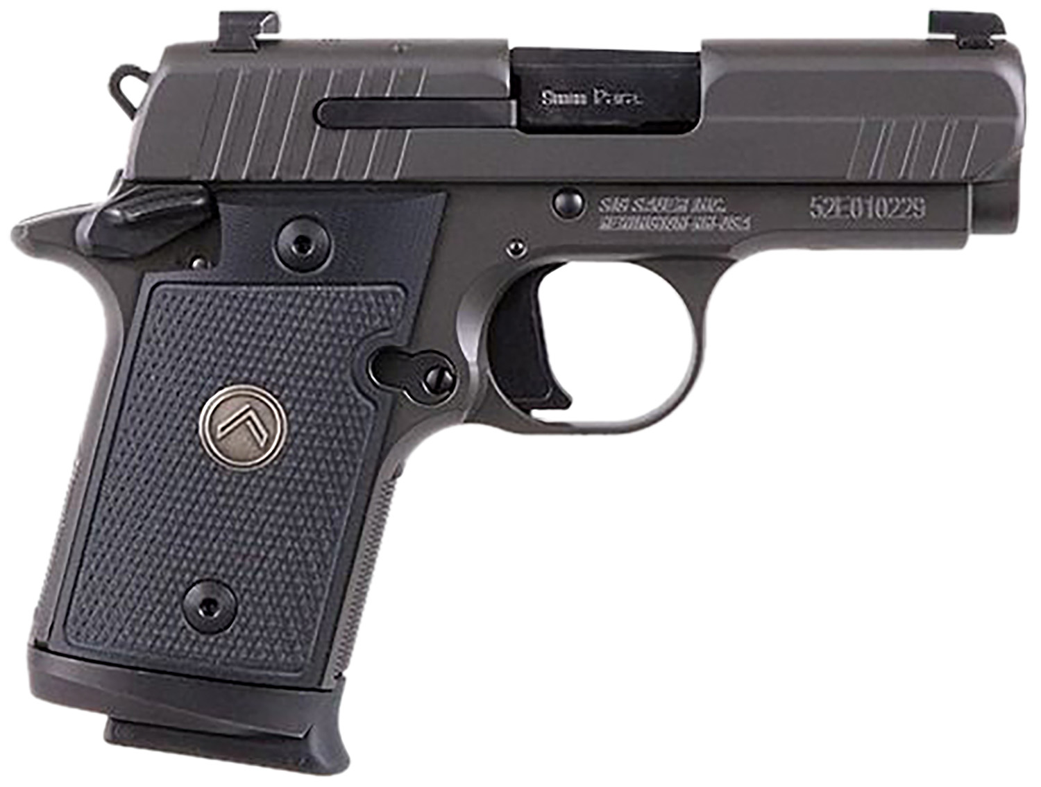Sig Sauer 9389LEGION P938 Micro-Compact Legion 9mm Luger 3" 7+1 Legion Gray Cerakote Elite Black G10 Grip