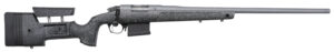 Bergara Rifles BPR2065PRC Premier HMR Pro 6.5 PRC 2+1 26" Threaded Barrel, Tactical Gray Cerakote, Black with Gray Fleck Stock