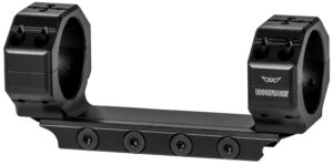 Warne 7814M Precision Mount Scope Mount/Ring Combo Black Anodized 30mm 0 MOA