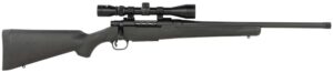 MOSSBERG PATRIOT 400 LEGEND RIFLE 20" T.B. BLACK SYNTHETIC, 3-9X40 SCOPE 4RD