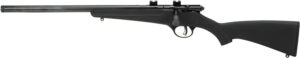 Savage Arms 13841 Rascal FLV-SR Youth 22 LR 1rd 16.12" Matte Blued Heavy Barrel, Matte Blued Carbon Steel Receiver, Black Synthetic Stock, Left Hand
