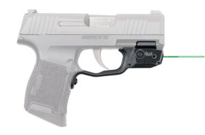 Crimson Trace 0181601 Laserguard  Fits Sig P365/P365XL/P365SAS, Green Laser Black Polymer Trigger Guard Mount