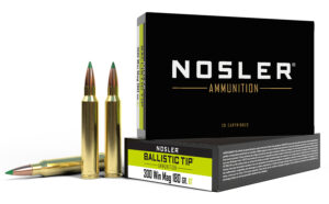 Nosler 40053 Ballistic Tip  300WinMag 180gr Spitzer Ballistic Tip 20 Per Box/10 Case
