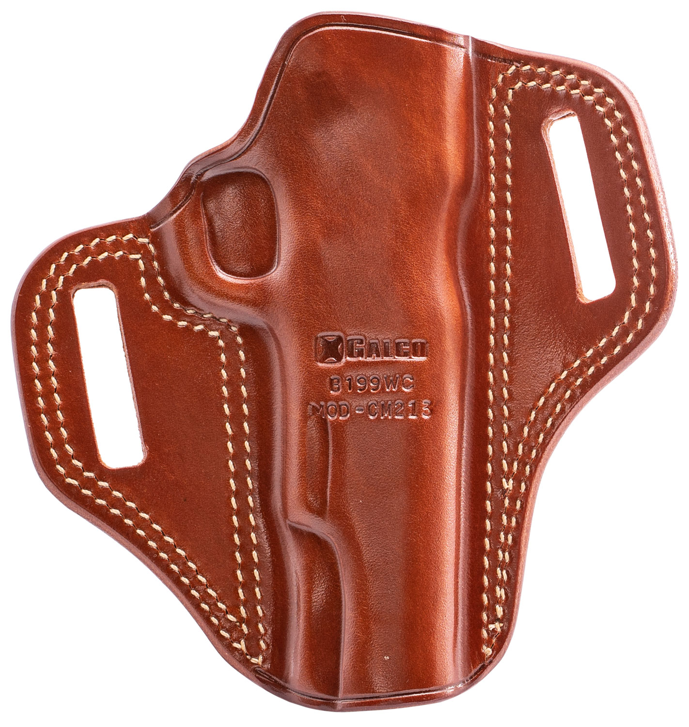 Galco CM213 Combat Master Open Top Pancake Tan Leather Belt Loop Fits 1911 Left Hand