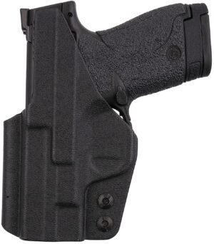 1791 Gunleather TACIWBSHIELDBLKR Tactical Kydex  IWB Black Kydex Belt Clip Fits S&W Shield