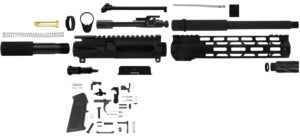 TacFire SSPK300LPK10 AR Build Kit Pistol Sports South Exclusive 300 Blackout AR Pistol Platform Black Parkerized Steel 5/8"x24