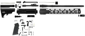 TacFire SSRK300LPK AR Build Kit  Sports South Exclusive 300 Blackout AR-Platform Black Nitride 1/2"x28