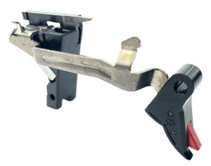 Cross Armory CRGTDI Drop In  Flat Trigger w/ 3.50 lbs Draw Weight & Black/Red Finish