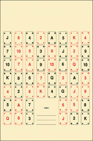 Action Target CARD1100 Entertainment  52 Playing Cards Paper 22.50" x 24" Multi-Color 100 Per Box