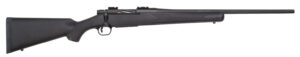 Mossberg 28085 Patriot  Full Size 350 Legend 4+1 22" Matte Blued Fluted Barrel, Drilled & Tapped Matte Blued Stainless Steel Receiver, Black Fixed Synthetic Stock, Right Hand
