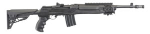Ruger 5888 Mini-14 Tactical 5.56x45mm NATO 20+1 16.12"  Threaded Barrel w/Flash Suppressor, Blued Alloy Steel, ATI Strikeforce 6 Position Stock, Includes Picatinny Rail, 2 Magazines, Scope Rings