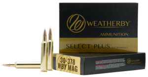 Weatherby H303220ELDX Select Plus  30-378WthbyMag 220gr Hornady ELD X 20 Per Box/10 Case