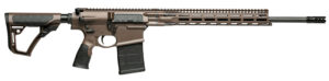 Daniel Defense 0216581690047 DD5 V5 Gen II 6.5 Creedmoor 20" 20+1 Mil-Spec Brown Cerakote 6 Position w/SoftTouch Overmolding Stock MLOK