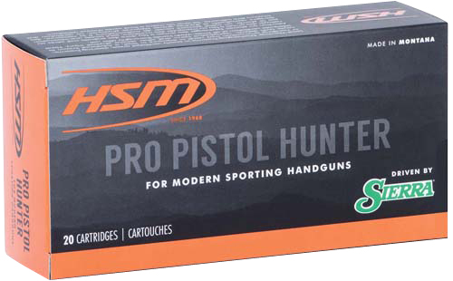 HSM 460SW5N Pro Pistol 460 S&W Mag 300 gr Jacketed Soft Point 20 Per Box/ 25 Case