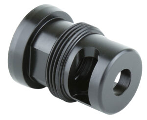 Griffin Armament TMM762 Taper Mount Minimalist Black 17-4 Stainless Steel with 5/8"-24 tpi Threads, 1.34" OAL & 1.07" Diameter for 30 Cal