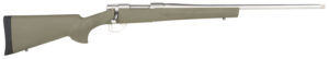 Howa HGR72513 M1500 Hogue Full Size 6.5 Creedmoor 5+1 22" Stainless Steel Threaded Barrel, Drilled & Tapped Stainless Steel Receiver, Hogue OverMolded OD Green Synthetic Stock, Right Hand