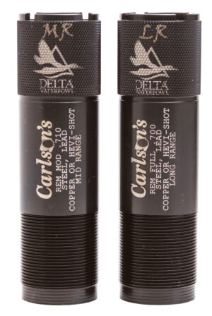 Carlson's Choke Tubes 07260 Delta Waterfowl  Remington Rem Choke 12 Gauge Mid/Long Range Knurled 17-4 Stainless Steel