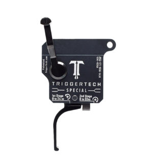 TriggerTech R70TCB13TBF Special  Two-Stage Flat Trigger with 1-3.50 lbs Draw Weight Black Finish for Remington 700 Right