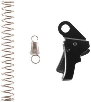 Apex Tactical 115112 Action Enhancement  Curved Trigger w/ 5-5.50 lbs Draw Weight & Black Finish for Springfield Hellcat
