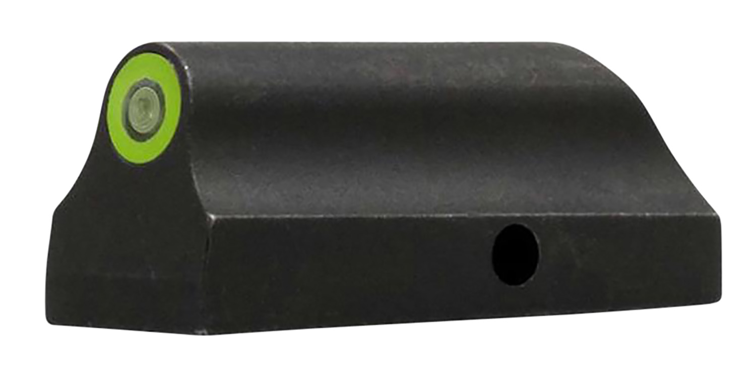 XS Sights RP0013N4G Standard Dot Revolver Front Sight- Ruger Black | Green Tritium Green Outline Front Sight