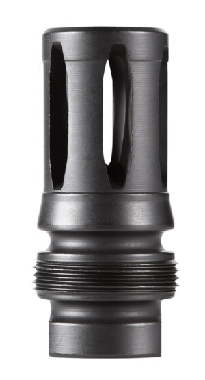 Dead Air DA122 Xeno Flash Hider Black Nitride 4140 Steel with 5/8"-24 tpi Threads, 2.16" OAL & .99" Diameter