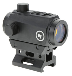 Crimson Trace 0102030 CTS-25 Matte Black 1x20mm 4 MOA Red Dot Reticle, Picatinny Rail Mount