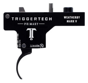 TriggerTech WM5SBB14NBW Primary  Single-Stage Curved Trigger with 1.50-4 lbs Draw Weight & Black PVD Finish for Weatherby Mark V