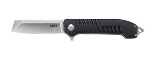 CRKT 4031 Razel GT 3.02" Folding Chisel Plain Satin 8Cr13MoV SS Blade Black/ Aluminum Handle Includes Pocket Clip