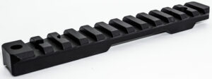 Talley P00252412 Picatinny Rail  Picatinny Black Anodized Aluminum Fits Browning T-Bolt 0 MOA